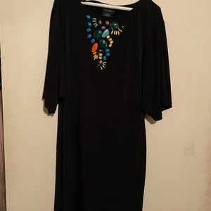 Black dress with stones